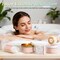 Spa Gifts for Women Bath Gift Set, Rose Relaxing Spa Gift Baskets Home Bath Set Self Care Kit Care Package Thank You Birthday Mothers Day Easter Gifts for Women Her Mom Sister Friends Teen Girls Wife